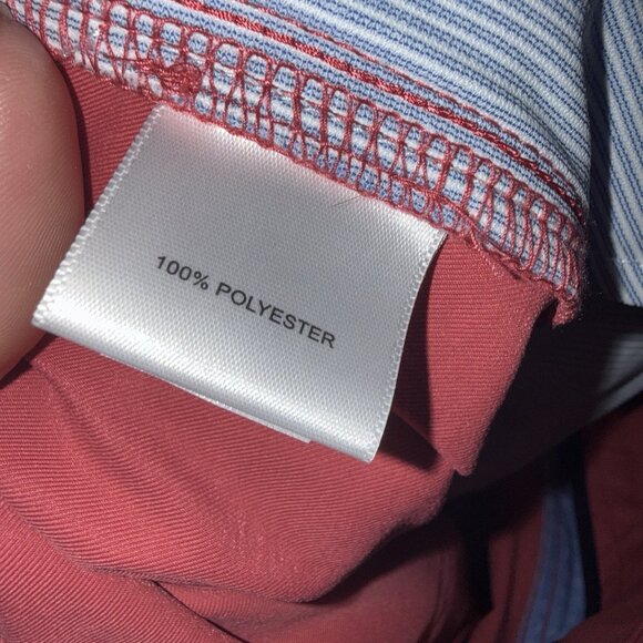 Peter Millar Golf Pants Crown Sport eb66 Performance 35 x 32 Cape Red MSRP $160 - Picture 9 of 9